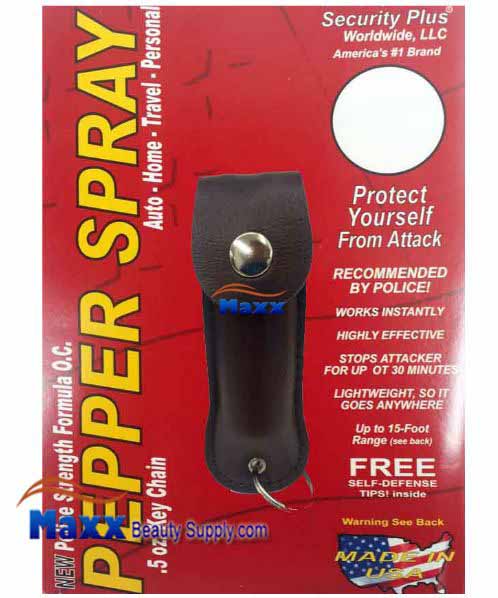 Security Plus Protect yourself Pepper Spray 1/2oz - Brown Cover